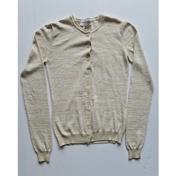 Dolce and Gabbana Vintage Button Down Sweater Cardigan Viscose Blend, Sz S - Picture 10 of 12